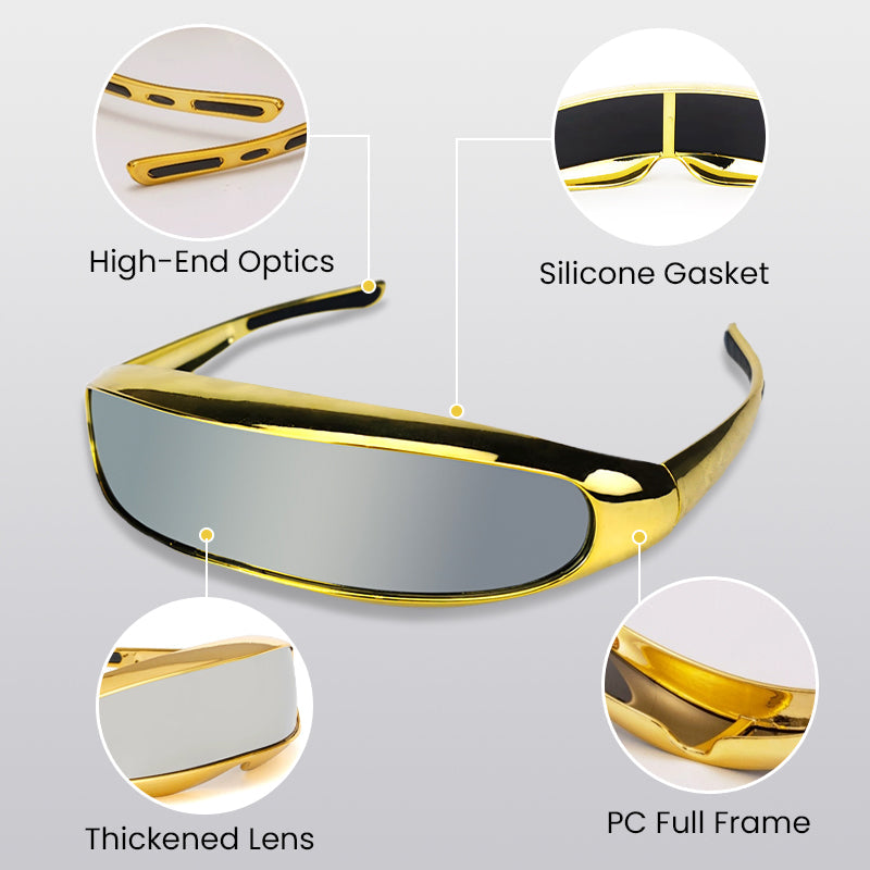 🔥Hot Sale 50% Off Protective One-Piece Mirror Welding Goggles