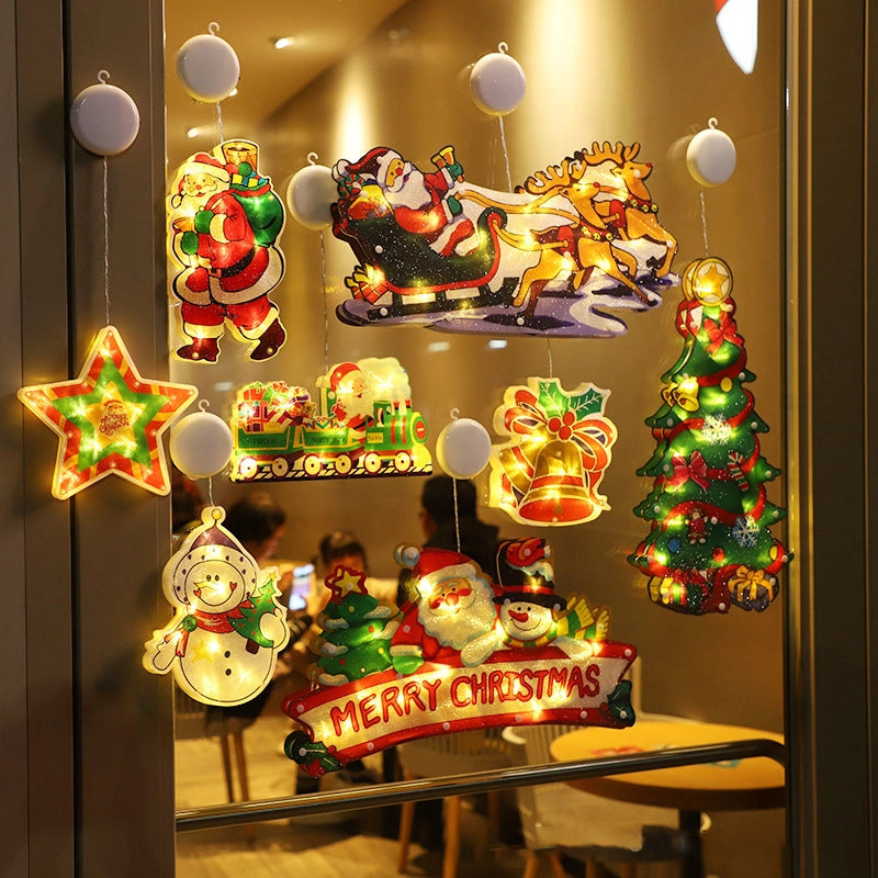 ⛄pra-jualan Krismas🎄Lampu Gantung Tingkap Krismas💡