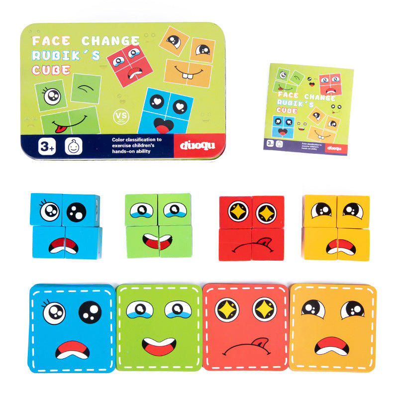 💖VENTE CHAUDE 50% DE RÉDUCTION🎁Jeu éducatif familial de puzzle 5D qui change les visages🧩