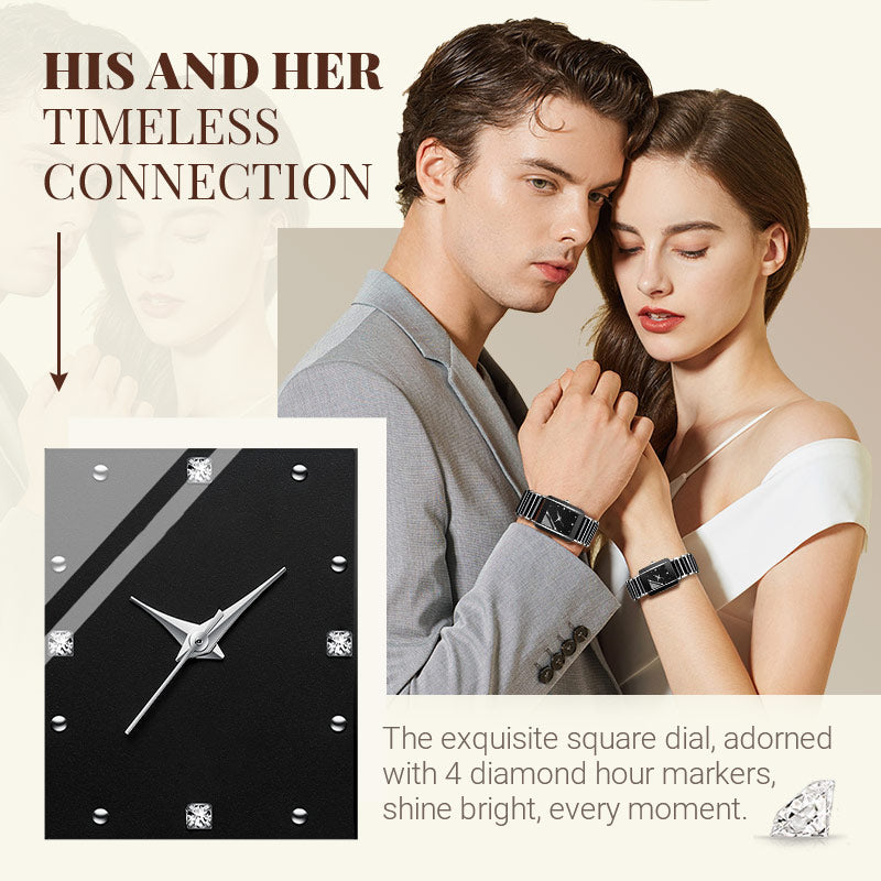 💥Reloj cuadrado versátil y casual de moda⌚