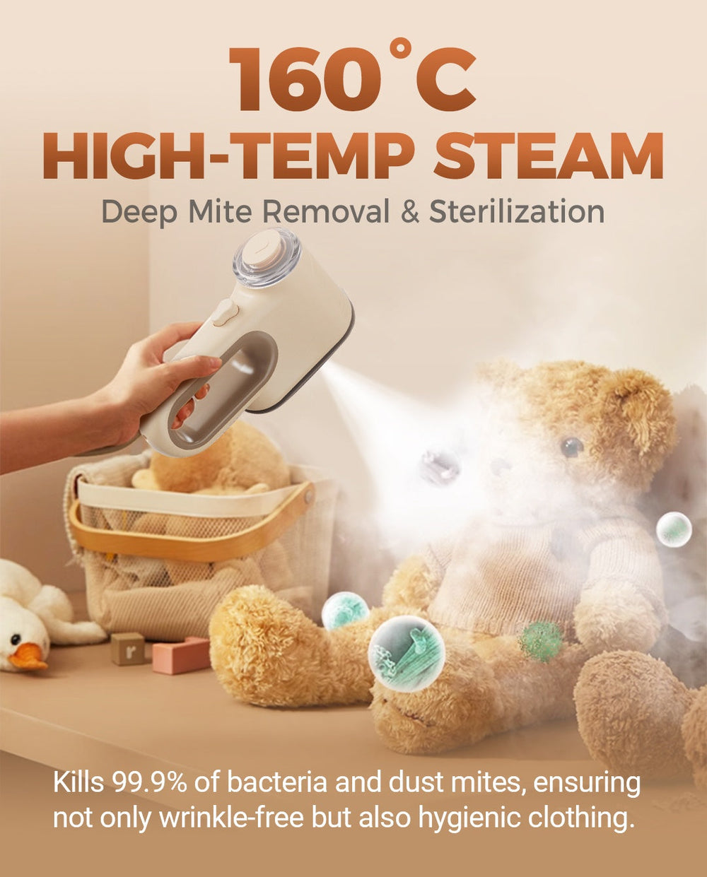 🔥Last Day 50% OFF💥Portable Handheld Vacuum Steamer for Clothes