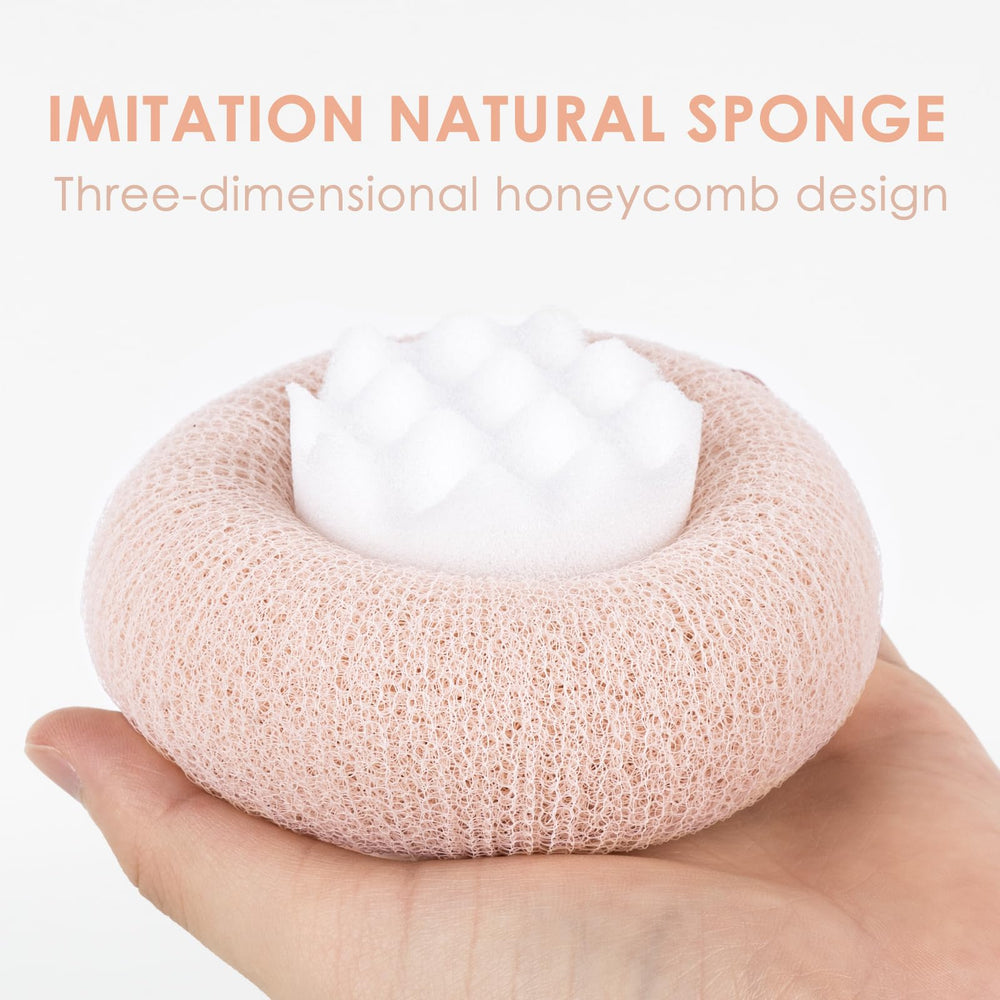 Copa de succión Flor de esponja de baño súper suave