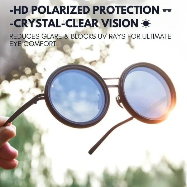 🔥2025 Hot Sale 50% OFF🔥Adjustable Tint Polarized Round Sunglasses