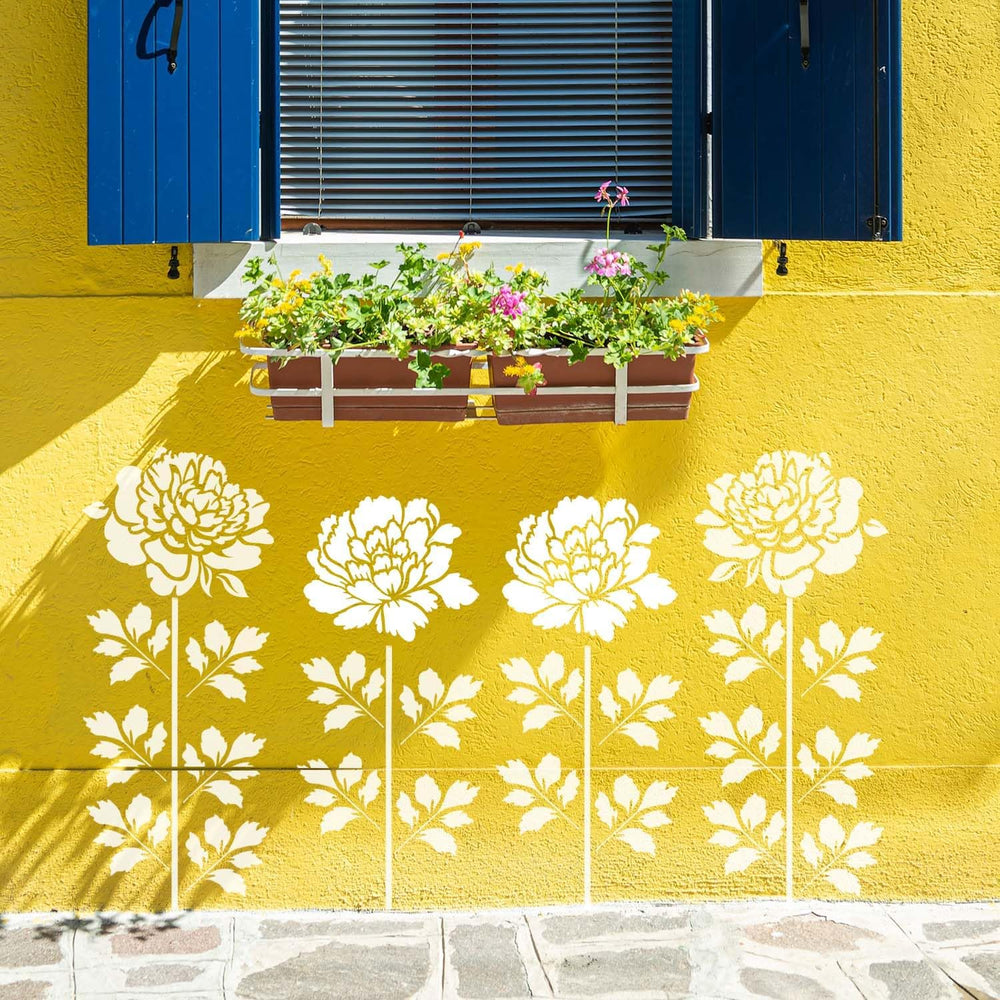 🔥Hot Sale Promotion-49% OFF🌻Garden Fence Large Flower Stencils🖌️DIY decoration