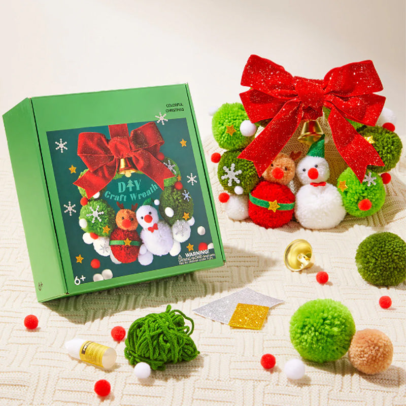 🎁Promotion de Noël 49% de réduction🎄Puzzle musical rotatif 3D de Noël et couronne artisanale