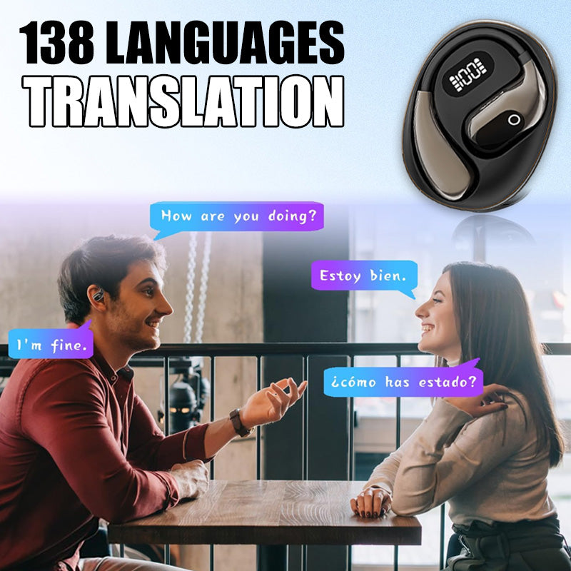 Écouteurs Bluetooth de la traduction de l'IA