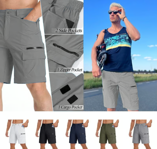 ✨Limited time offer 50% OFF🔥Men's outdoor casual cargo shorts👍🏼