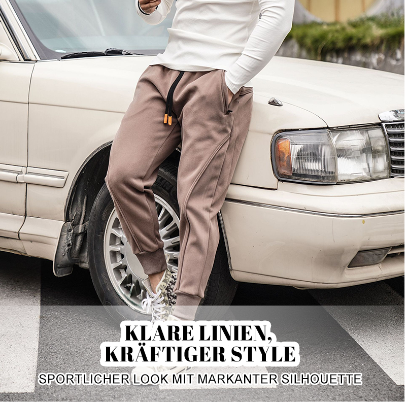 Men’s Sporty Loose Fit Pants With Drawstring