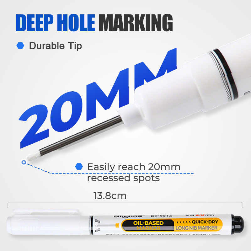 Precision Tip Quick-Dry Oil-Based Marker Pen