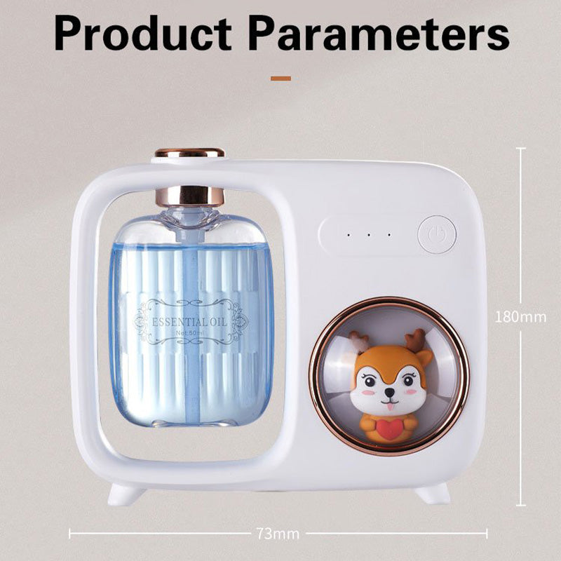Tegneserie automatisk aromaterapi diffusor med nattlys