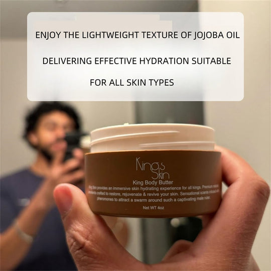 🏆Flash Sale⚡ 50K+ SOLD! Almost Gone💥Crowned Skin King Cologned Body Butter - Warm & Sensual Signature Scent