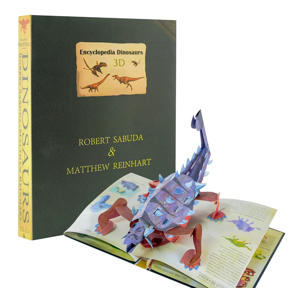🦖 BULK BUY & SAVE! 📚 3D Prehistoric Dinosaur Encyclopedia - Pop-Up Book with 35 Species, Interactive Learning for Kids' Curiosity 🧠✨