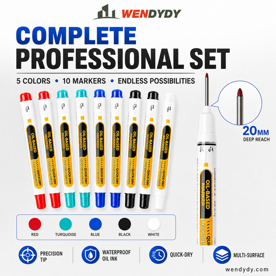 Precision Tip Quick-Dry Oil-Based Marker Pen