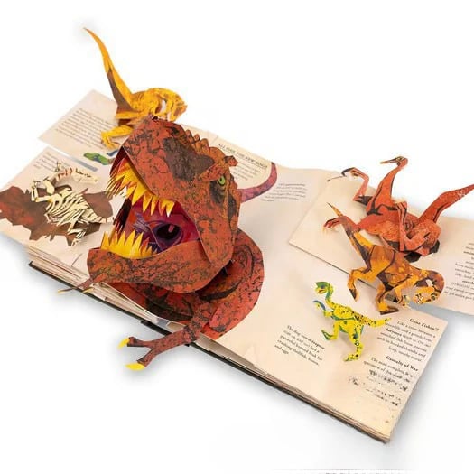 🦖 BULK BUY & SAVE! 📚 3D Prehistoric Dinosaur Encyclopedia - Pop-Up Book with 35 Species, Interactive Learning for Kids' Curiosity 🧠✨
