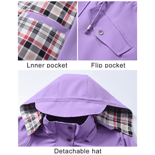 ⏰LAST DAY SALE 50% OFF✨Womens Chic. Lightweight. Waterproof Jacket 🍃🧥-Unleash Style and Durability in Any Storm!
