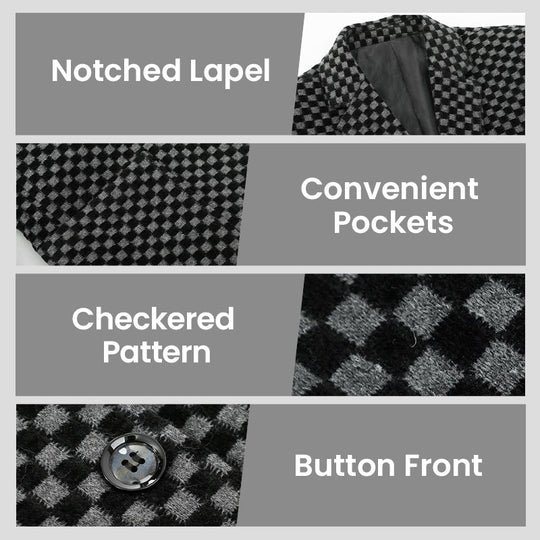 🎉Black Friday Series - Early Bird Price💖Men's Slim-fit Casual Suit Jacket【Comfortable and warm】