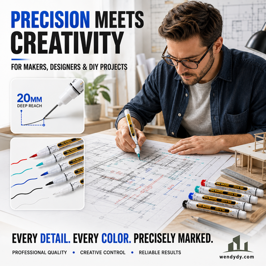 Precision Tip Quick-Dry Oil-Based Marker Pen