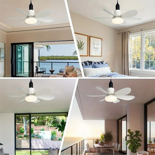 ⏰LAST DAY SALE 49% OFF🔥SmartBreez™ 40W LED Ceiling Fan Light – 20.5” Ultra-Quiet with Remote 🎯 | E27 + FREE B22 Adapter 🔌 | For Bedroom 😴, Kitchen 👩‍🍳 & Garage 🛠️ – UK Ready! 🇬🇧