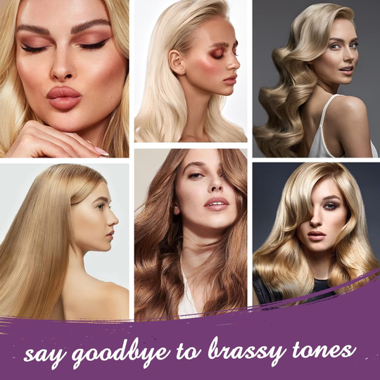 Karseell Purple Hair Mask ✨ Neutralizes Brass Tones For Blonde, Bleached, Silver, or Color Treated Hair