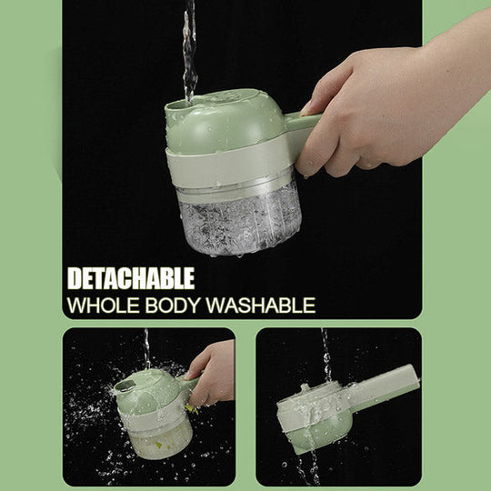 Wireless Food Processor – Cordless, one-touch chop. Perfect for arthritic hands. Kitchen prep made easy⚡🥗