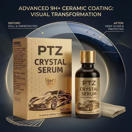 Crystal Serum – 9h Professional Ceramic Coating For Car Paint, Gloss & Protection