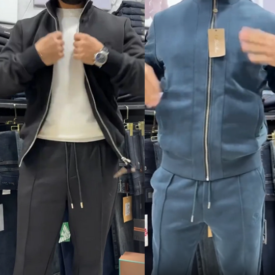 🎉 Hot Sale 50% OFF✈️Men's Casual Jacket & Pants Two-Piece Set