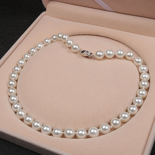 🔥Jualan Panas DISKAUN 50%+Kotak Hadiah (Percuma) 🎁 Kalung Mutiara AAAA