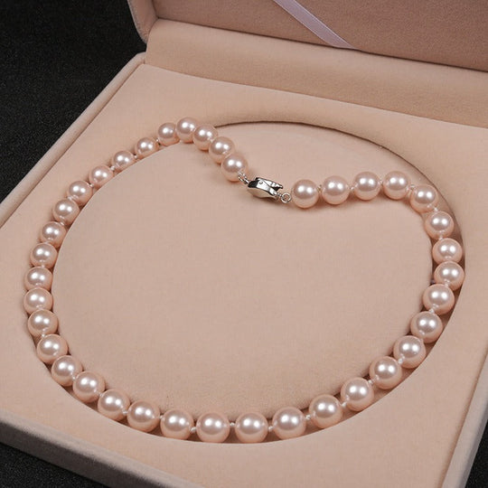 🔥Jualan Panas DISKAUN 50%+Kotak Hadiah (Percuma) 🎁 Kalung Mutiara AAAA