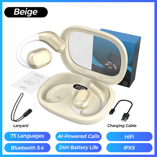 🎧🎅Tidlige juleudsalg - 50% RABAT🔥AI-stemmeoversættelse Bluetooth-øretelefoner