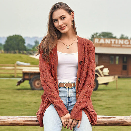 🔥 Women's Spring Midi-Length Knit Sweater
