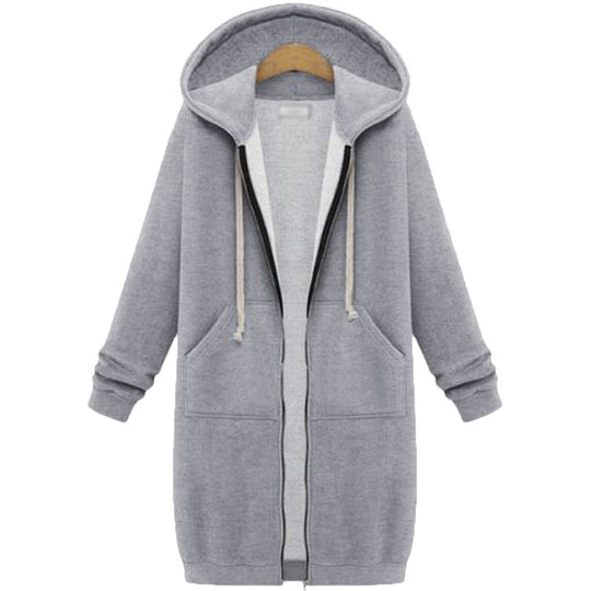 📢📢This Week's Special Price:￡19.99!!🔥✨Women's Casual Zip up Fleece Hoodies Tunic Sweatshirt
