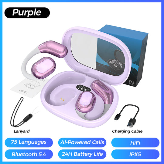 🎧🎅Tidlige juleudsalg - 50% RABAT🔥AI-stemmeoversættelse Bluetooth-øretelefoner