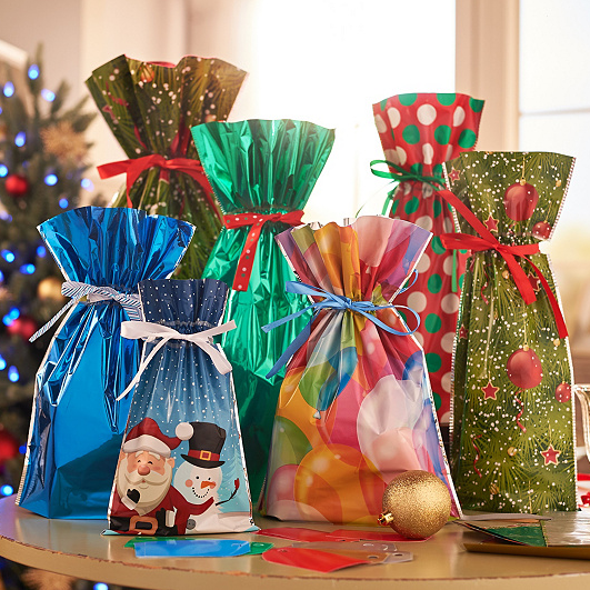 🎁Beg hadiah Krismas dengan tali serut
