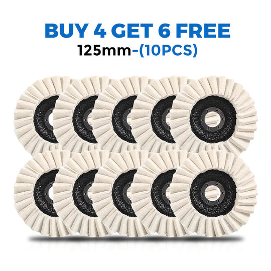 🔥LAST DAY -BUY 1 GET 1 FREE🔥✨ Achieve A Mirror Finish –Wool Felt Flap Polishing Disc
