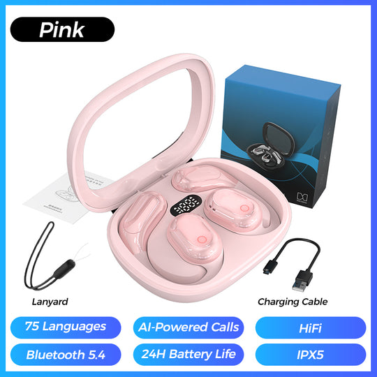 🎧🎅Tidlige juleudsalg - 50% RABAT🔥AI-stemmeoversættelse Bluetooth-øretelefoner
