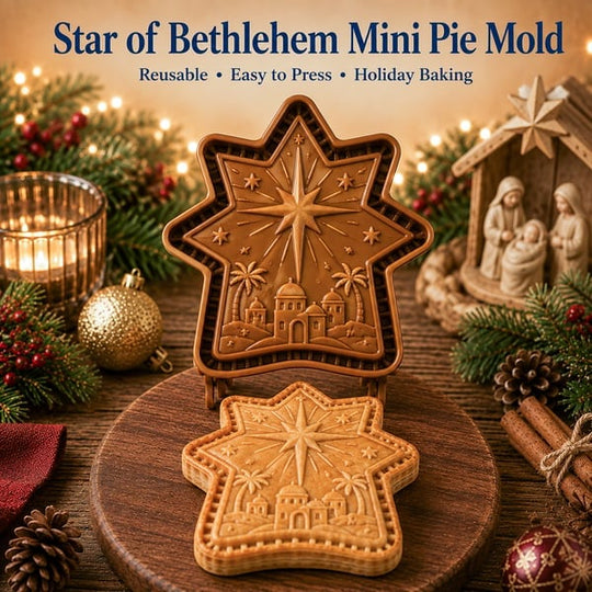 🔥HOT SALE 49% OFF🥧✨ Faith & Nativity Christmas Mini Pie Mold Collection