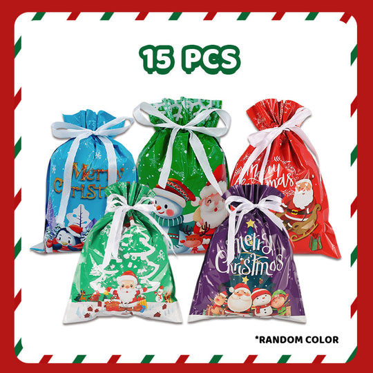 🎅🎁Beg Hadiah Krismas Terbaik Dunia Dengan Tali Serut