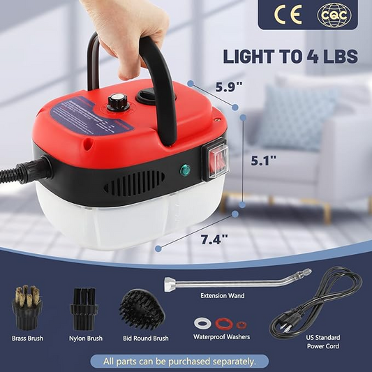 🎁Last Day 50% Off🔥2500W Handheld High-Temperature Pressurized Steam Cleaner💥Free Shipping