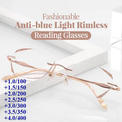 Hot Sale🔥Anti Blue Light Rimless Glasses