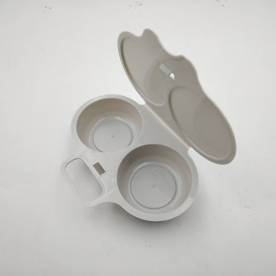 🥳2026 HOT SALE🥳💞50K+ SOLD! 🥗Microwave Egg Poacher – Dual‑cavity, non‑stick & easy clean. Healthier than frying – stock up & save! 🏠✅