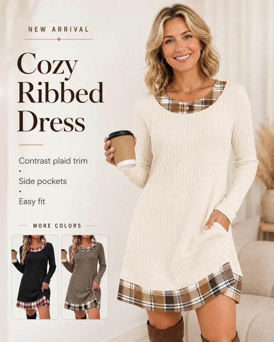 ❄️✨New Arrivals-Women's Long Sleeve Sweater Dress
