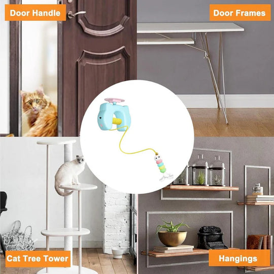 BUNGEE™ THE AUTOMATIC YO-YO TOY THAT DRIVES CATS WILD