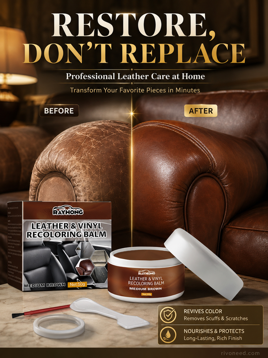 Buy 2 Get 1 Free🏆Leather Repair Paste – Fills scratches & scuffs, restores texture. Available in multiple colours. Save your favourite sofa!