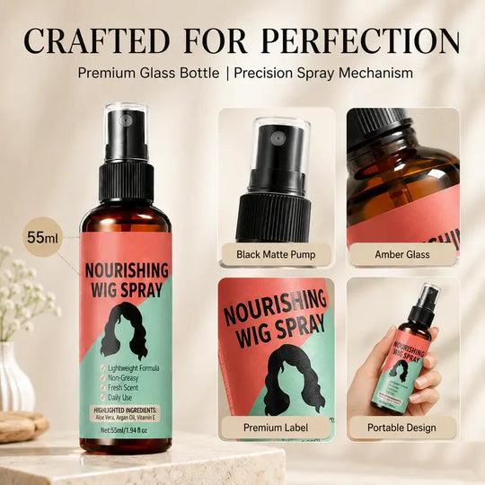 ⚽️🏆️World Cup Sale:50% OFF🎉70K+ SOLD! 🥳Lightweight No-Rinse Nourishing Wig Spray