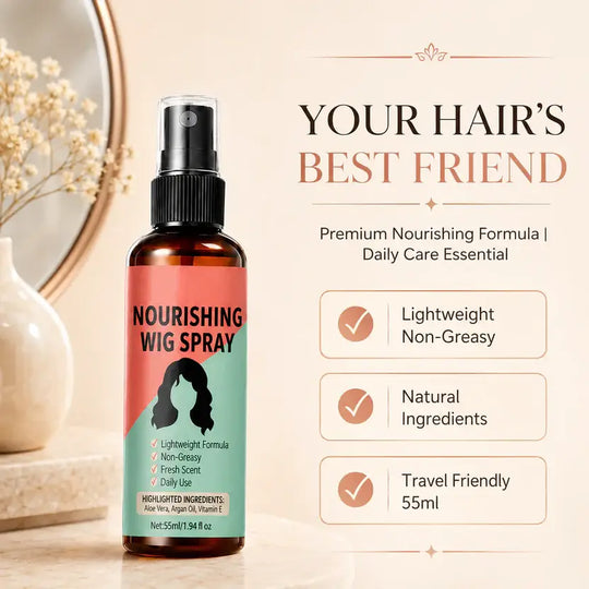 ⚽️🏆️World Cup Sale:50% OFF🎉70K+ SOLD! 🥳Lightweight No-Rinse Nourishing Wig Spray