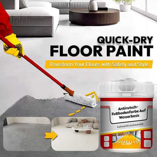Quick-Dry Anti-Slip Water-Based Floor Paint