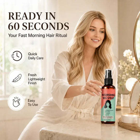 ⚽️🏆️World Cup Sale:50% OFF🎉70K+ SOLD! 🥳Lightweight No-Rinse Nourishing Wig Spray