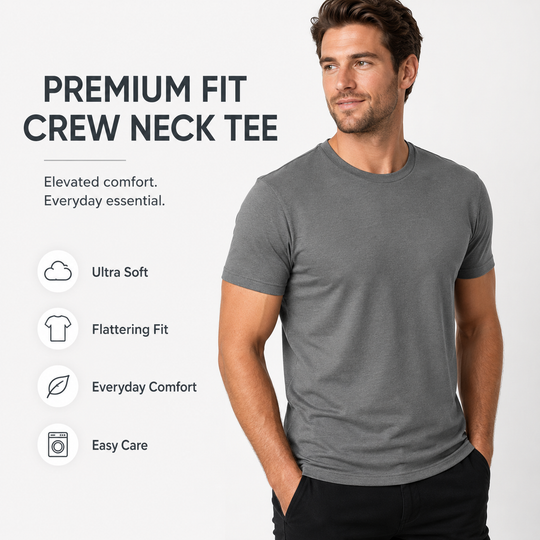 👕 LIMITED-TIME 40% OFF! ✨ Men’s Short Sleeve Crew Neck T-Shirts