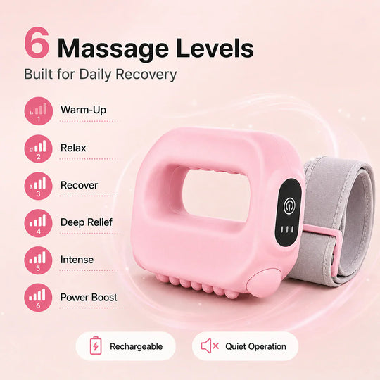 Hands-Free Fascia Massager for Muscle Relaxation & Recovery