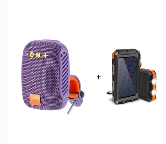 ‍♂ Waterproof Bike Bluetooth Speaker – IPX5, TWS stereo, hands‑free calls. Secure mount, 70m range. Ride with beats!